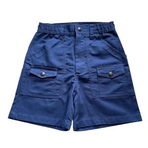 Navy Cargo Cotton Boys Shorts Uniform Boy Scouts Sz 8 # 1621